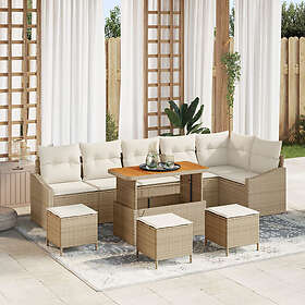 vidaXL Outdoor Furniture Set 10-parts 3364631