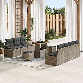 vidaXL Outdoor Furniture Set 10-parts 3364443