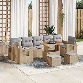 vidaXL Outdoor Furniture Set 10-parts 3363682