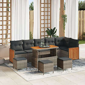 vidaXL Outdoor Furniture Set 10-parts 3365283