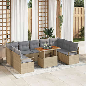 vidaXL Outdoor Furniture Set 10-parts 3358492