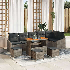 vidaXL Outdoor Furniture Set 10-parts 3364633