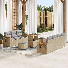 vidaXL Outdoor Furniture Set 10-parts 3365092