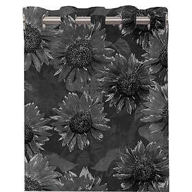 Nina Royal Sunflower Öljettgardin Grå