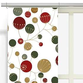 Arvidssons Textil Frö Panelgardin Röd/Grön