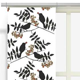 Arvidssons Textil Trast I Hast Panelgardin Svart/Vit