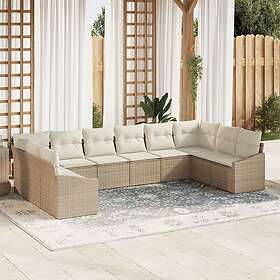 vidaXL Outdoor Furniture Set 10-parts 3355570
