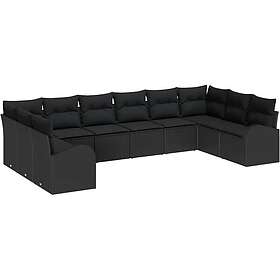 vidaXL Outdoor Furniture Set 10-parts 3346223