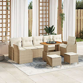 vidaXL Outdoor Furniture Set 10-parts 3362251