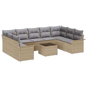 vidaXL Outdoor Furniture Set 10-parts 3345530