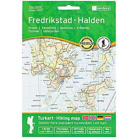 Fredrikstad-Halden 1:50 000