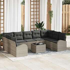 vidaXL Outdoor Furniture Set 10-parts 3346212