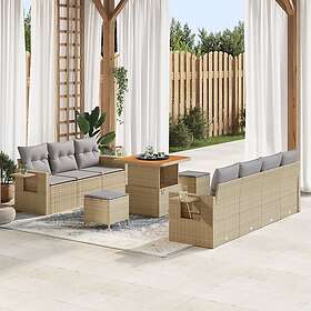 vidaXL Outdoor Furniture Set 10-parts 3363657