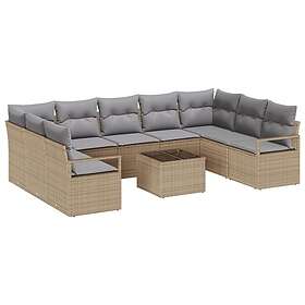 vidaXL Outdoor Furniture Set 10-parts 3346550