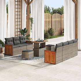 vidaXL Outdoor Furniture Set 10-parts 3365223