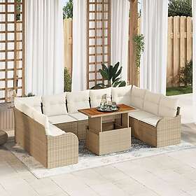 vidaXL Outdoor Furniture Set 10-parts 3358241