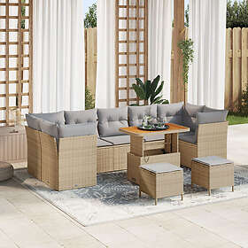 vidaXL Outdoor Furniture Set 10-parts 3361472