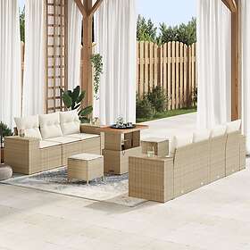 vidaXL Outdoor Furniture Set 10-parts 3361971