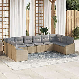 vidaXL Outdoor Furniture Set 10-parts 3346900