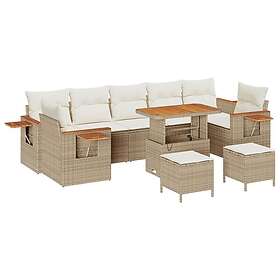 vidaXL Outdoor Furniture Set 10-parts 3365111