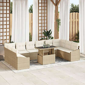vidaXL Outdoor Furniture Set 11-parts 3357814