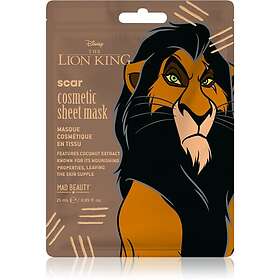 Mad Beauty Lion King Scar Kosteuttava Kangasnaamio Kasvoille 25 ml