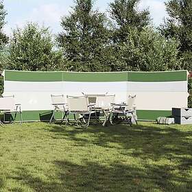 vidaXL Camping Windbreak Green 508x130 cm Waterproof