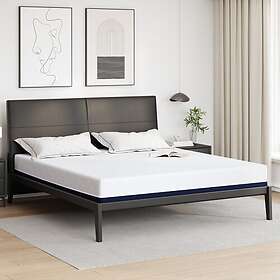 vidaXL Mattresses White, Blue 180 x 200 cm Foam