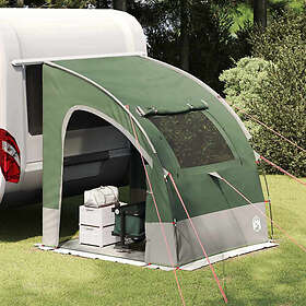 vidaXL Tent with Roof Other Green and Black 194 x 180 x 210 cm
