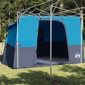 vidaXL Tent with Roof Other Blue and Black 280 x 220 x 176 cm