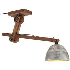 vidaXL Ceiling Lamp 25 W Vintage Silver 105x30x65-108cm E27