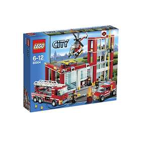 triathlete bølge Peru LEGO City 60004 Brandstation - Find det rigtige produkt og pris med  Prisjagt.