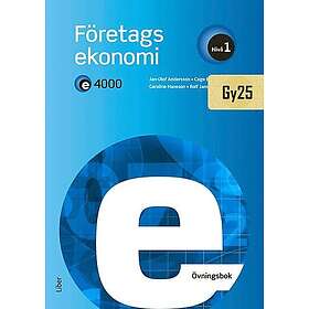 E4000 Företagsekonomi nivå 1 Övningsbok