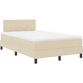 vidaXL Box Spring Bed with Mattress & LED 120x200cm 3342280