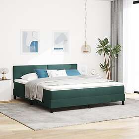 vidaXL vidaXL Box Spring Bed With Mattress & Led 180x200cm 3342671