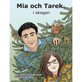 Mia och Tarek i skogen