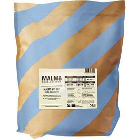 Malmö Chokladfabrik White Chocolate 36% Organic 5kg