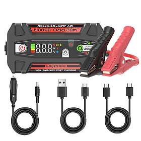 Lokithor J402 PRO Jump starter with power bank and LED light