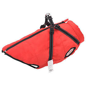 vidaXL Dog Blanket with Harness Waterproof Reflective Red (L44)