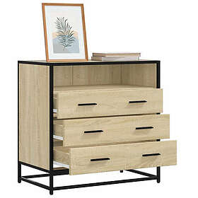 vidaXL Sonoma Ek Byrå 70x41x70 cm konstruerat trä