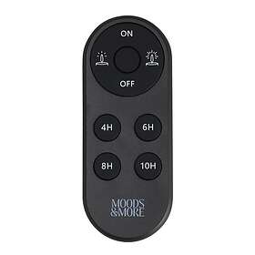 Moods & More Kaukosäädin LED-valolle musta