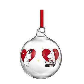 Muurla Mumin Julekule Hjerte 9cm