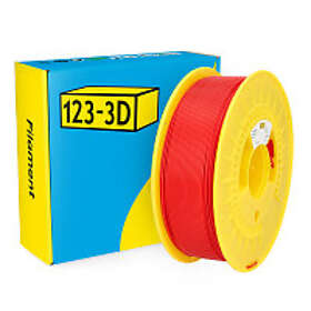 123-3D PLA Filament Red 1,75mm 1kg Light Weight