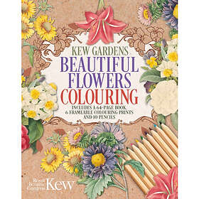 The Kew Gardens Beautiful Flowers Colouring Kit (häftad, eng)