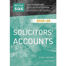 Revise SQE Solicitors' Accounts 2025/26 (häftad, eng)