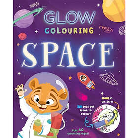 Glow Colouring: Space (häftad, eng)