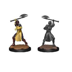 Critical Role Unpainted Miniatures: Half-Elf Echo Knight and Echo Female (2)