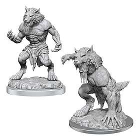 Critical Role Unpainted Miniatures: Fey Werewolves