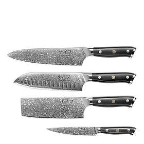 Damaskus by Haws G10 Knivset 4-pack