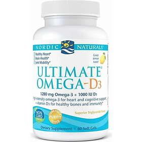 Nordic Naturals Ultimate Omega-D3 60 Kapslar